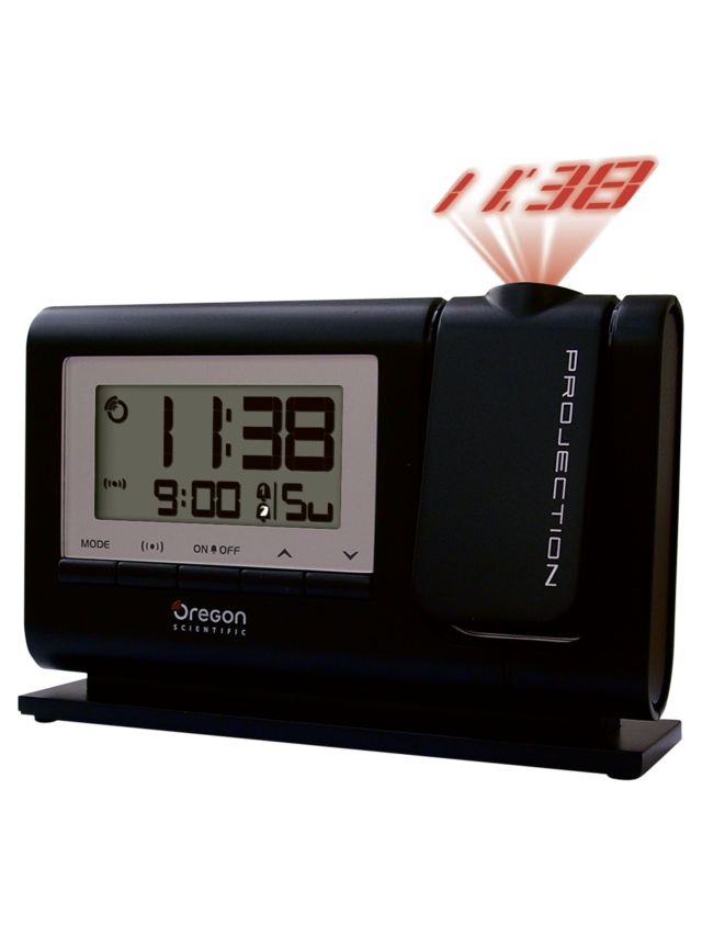 Oregon Scientific Classic Projection Alarm Clock, Black