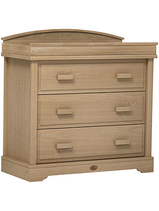 Boori 3 Drawer Dresser with Arched Change Station, Almond