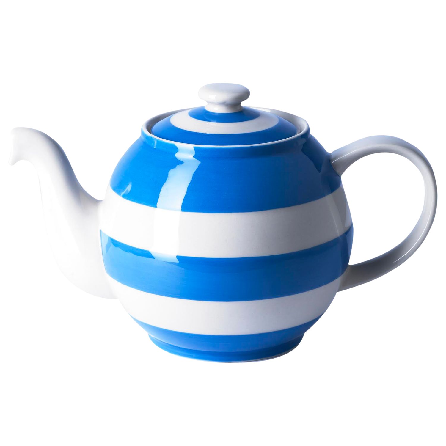 Cornishware Betty Teapot, Small, Blue/White, 500ml