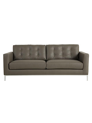 John Lewis & Partners Odyssey 3 Seater Leather Sofa