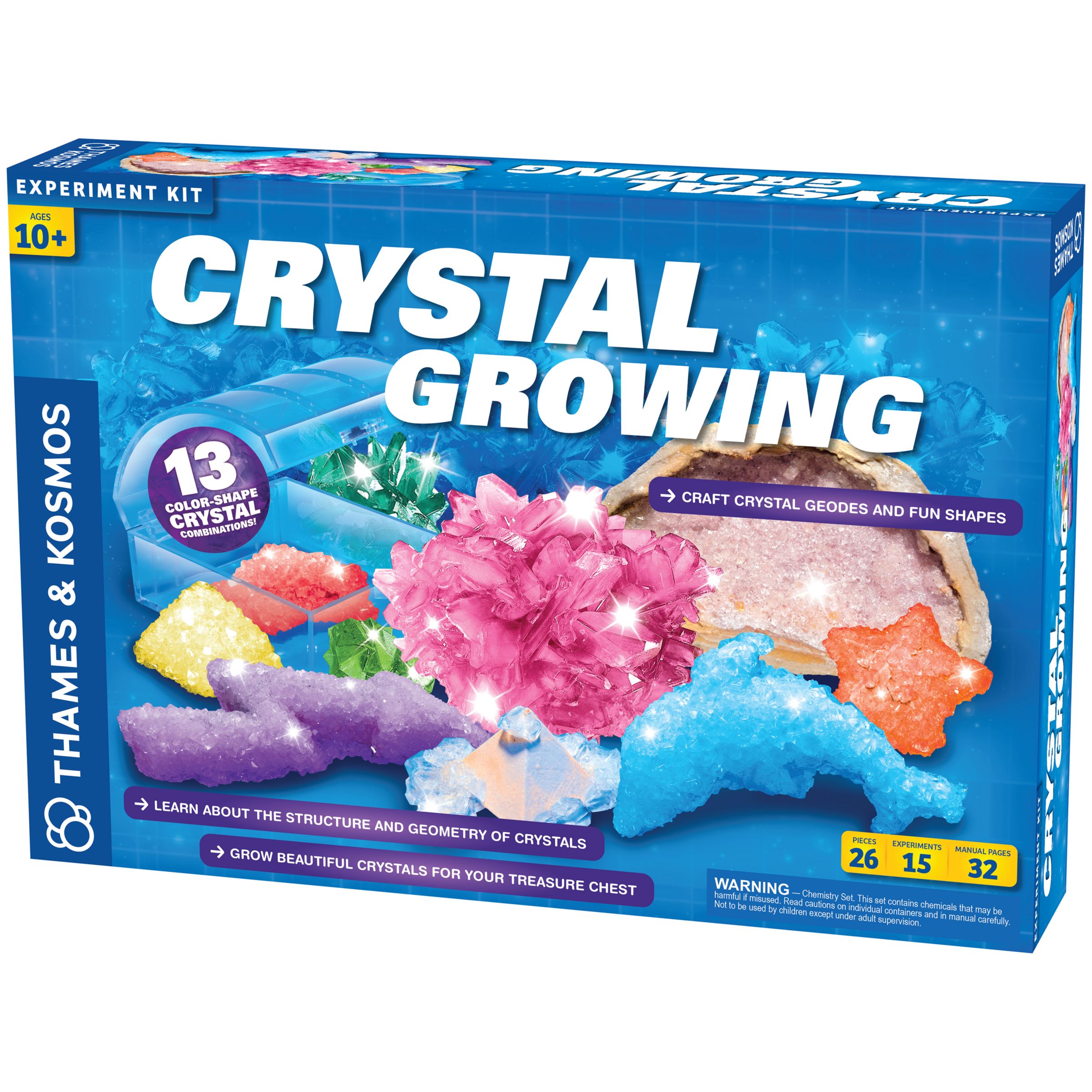 4 Colours for sale online KandyToys World of Science Crystal Growing Kit 