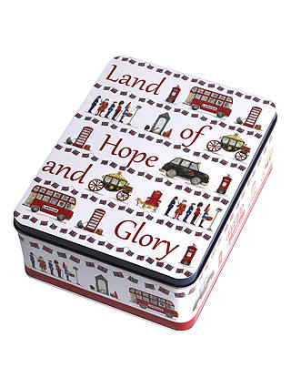 Milly Green Land of Hope and Glory Tin of Biscuits, 400g