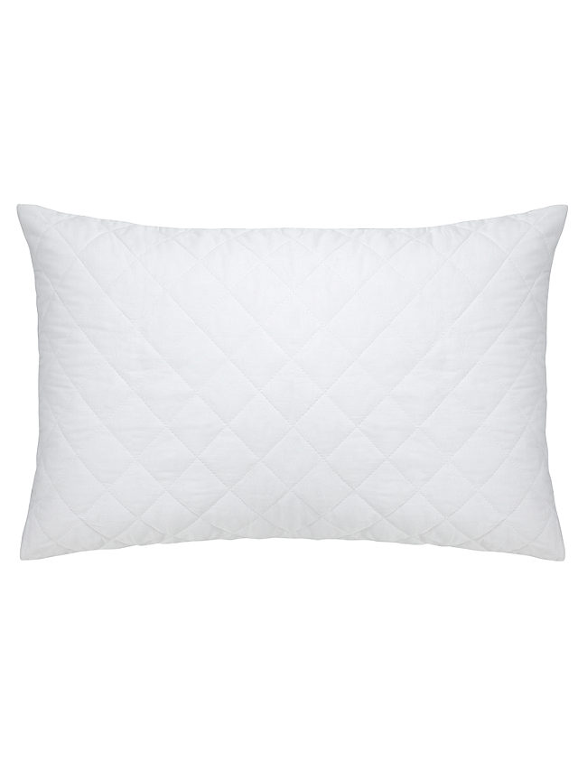 John Lewis Natural Cotton Quilted Standard Pillow Protector