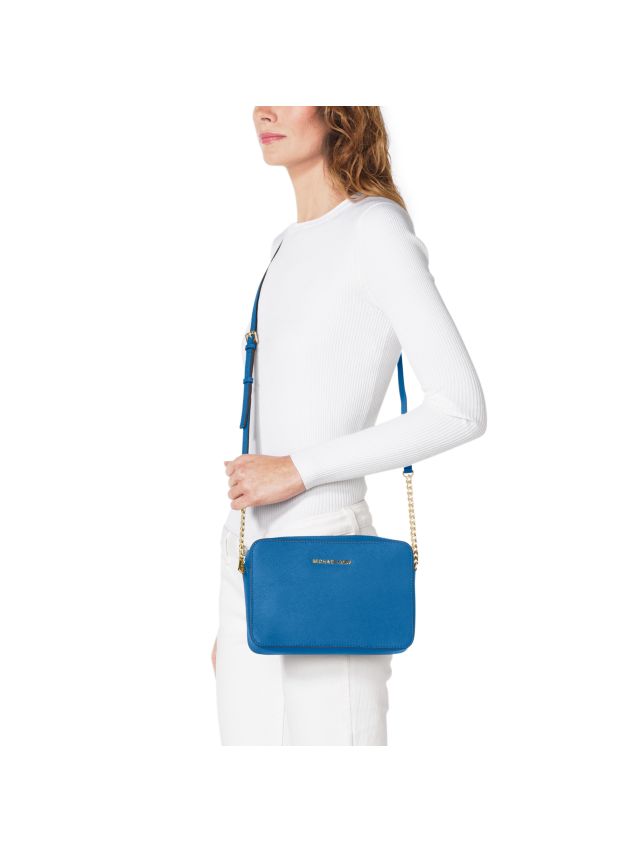 Michael kors jet set crossbody outlet blue