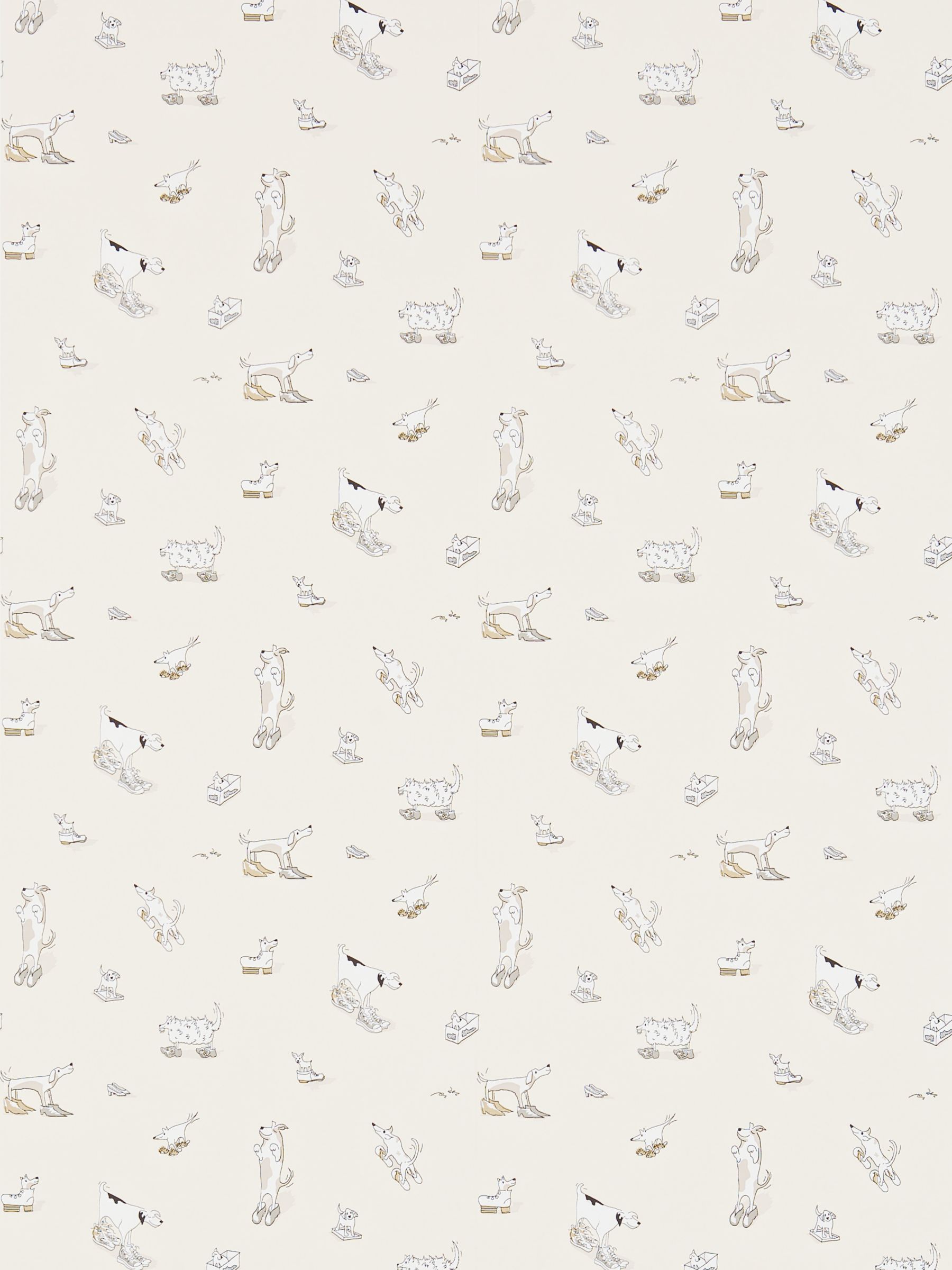 Sanderson Dogs in Clogs Wallpaper