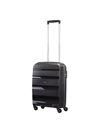 American Tourister Bon Air 4-Wheel 55cm Cabin Suitcase, Black