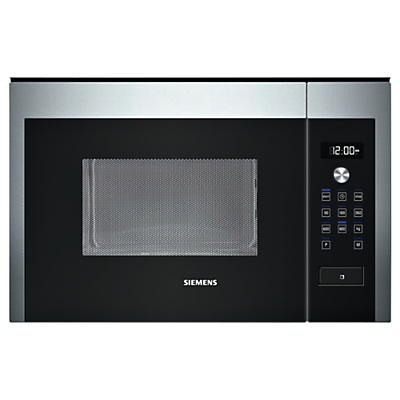 Siemens HF24M564B Built-In Compact Microwave Oven, Stainless Steel