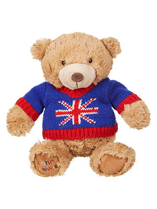 John Lewis & Partners Tourism Jumper Lewis Teddy Bear Soft Toy