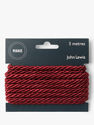 John Lewis & Partners 5mm Twisted Cord, 3m