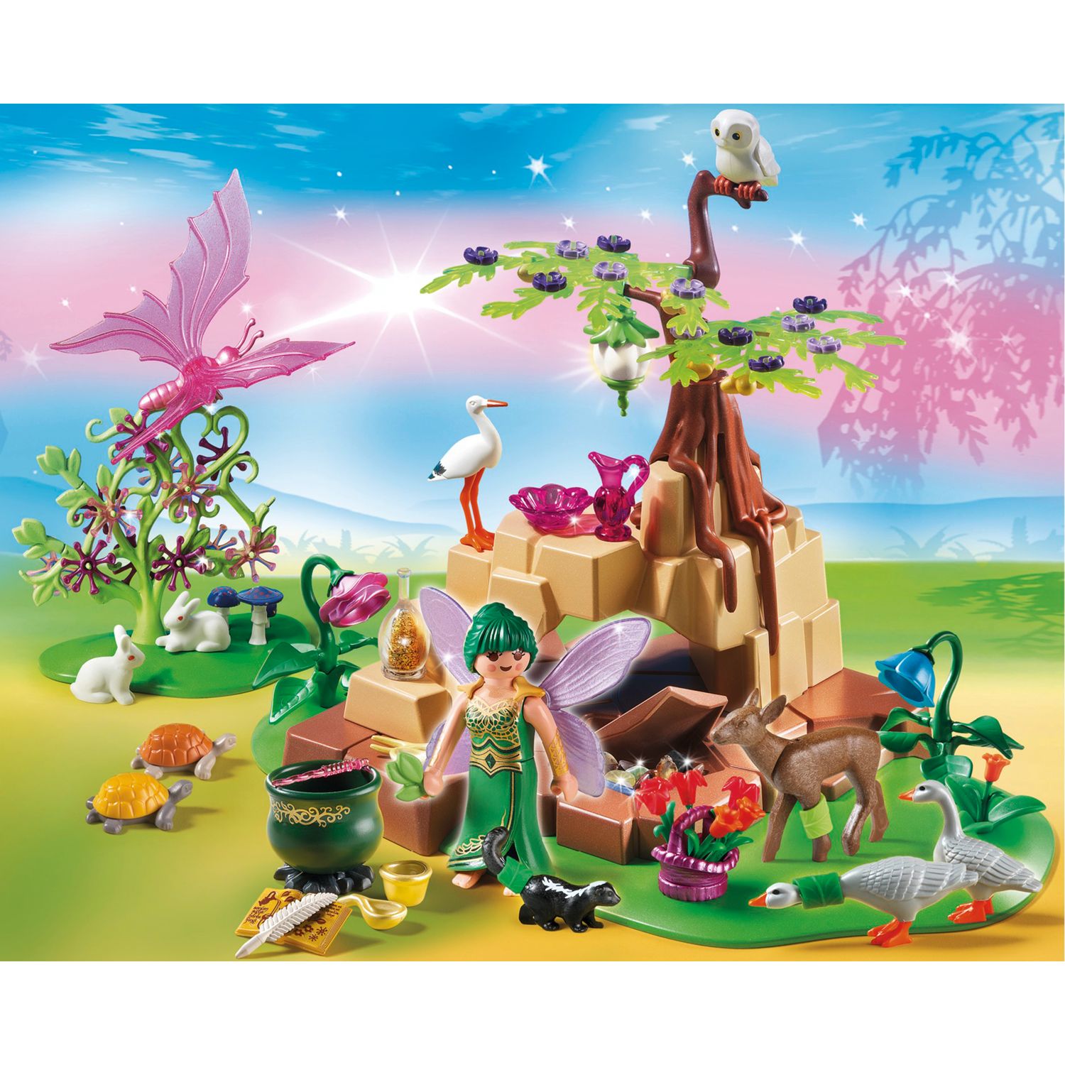 playmobil fairy forest