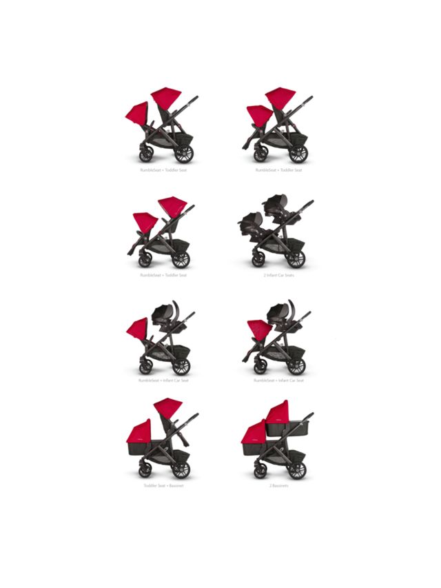 Uppababy red best sale