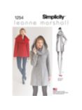 Simplicity Leanne Marshall Women's Coat Sewing Pattern, 1254