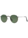 Ray-Ban RB3447 Round Sunglasses, Matte Gunmetal