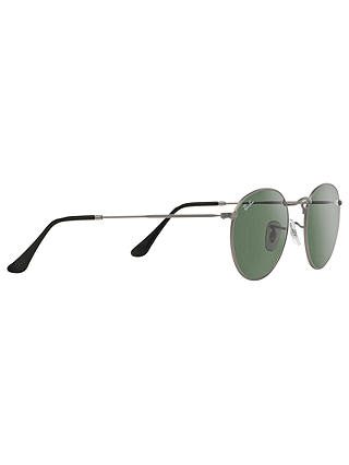 Ray-Ban RB3447 Round Sunglasses, Matte Gunmetal