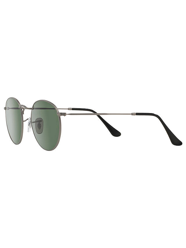Ray-Ban RB3447 Round Sunglasses, Matte Gunmetal