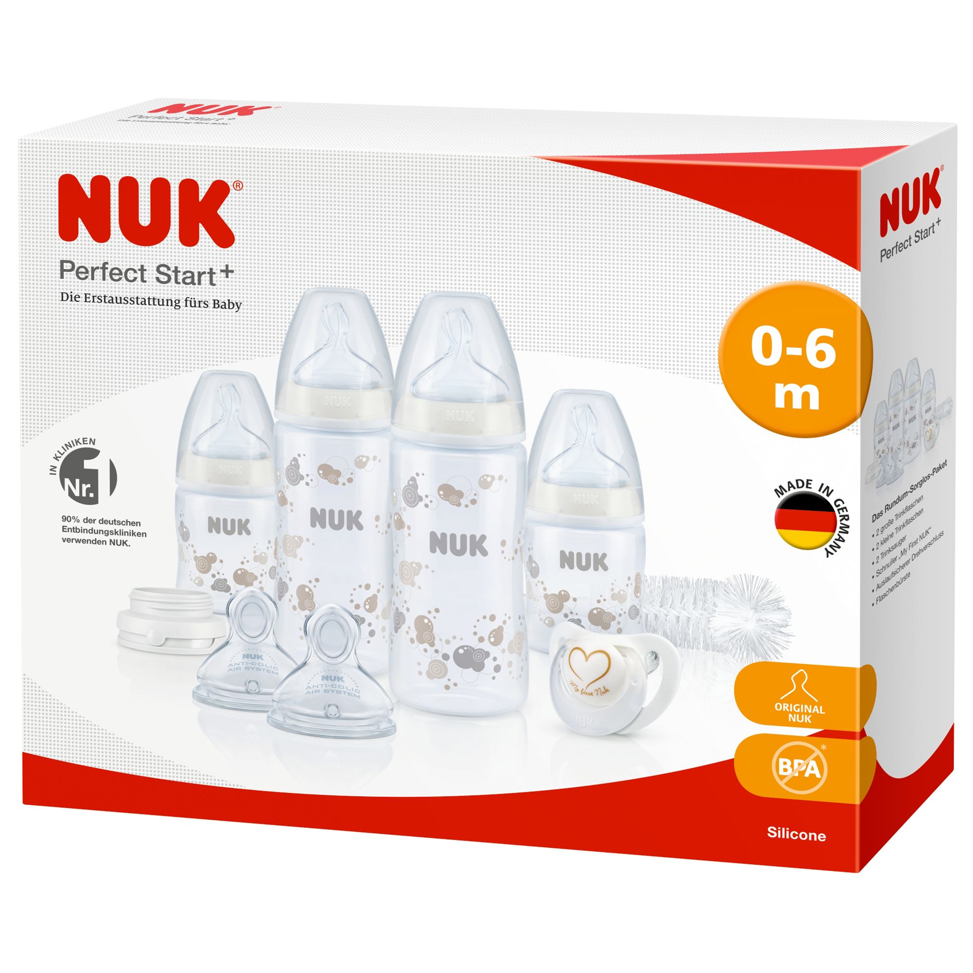 Nuk First Choice Baby Bottle Starter Set At John Lewis Partners