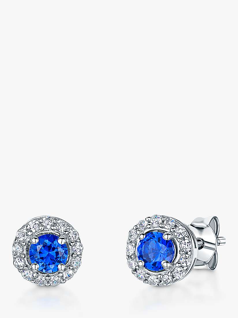 Buy Jools by Jenny Brown Pavé Surround Round Cubic Zirconia Stud Earrings Online at johnlewis.com