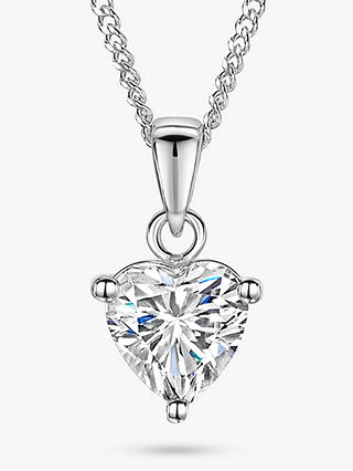 Jools by Jenny Brown Cubic Zirconia Pendant, Silver