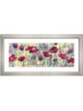 John Lewis Catherine Stephenson 'Raspberry Poppy' Framed Print, 55.5 x 110.5cm