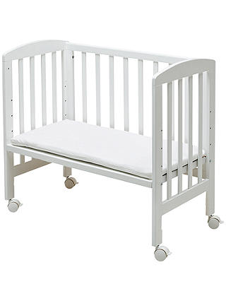 BabyDan 3-in-1 Side-by-Side Crib, White