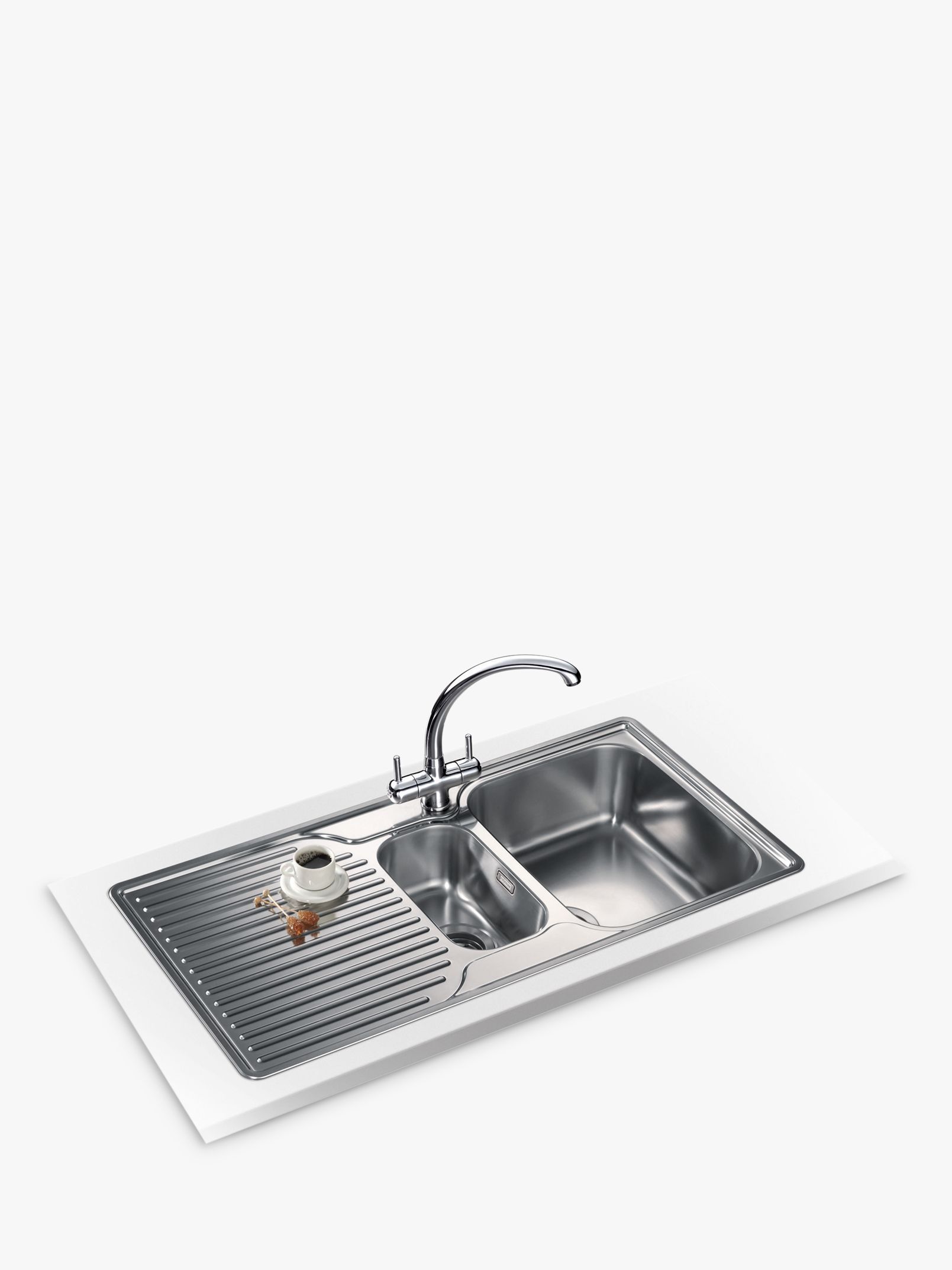 Franke Ariane Arx 651p Right Hand 1 5 Bowl Kitchen Sink Stainless Steel