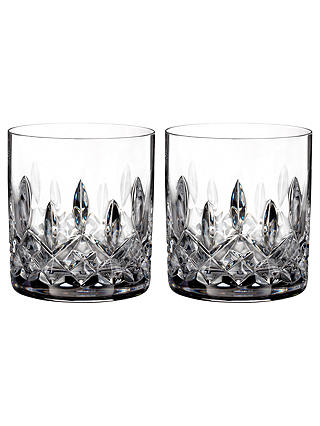Waterford Crystal Lismore Connoisseur Cut Glass Straight Tumblers, 200ml, Set of 2