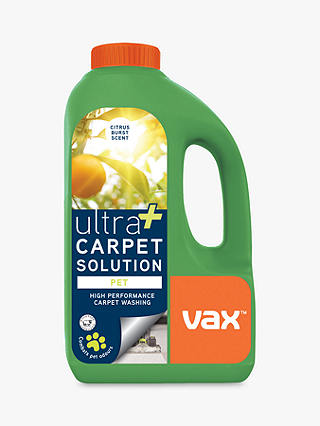 Vax Ultra+ Pet Carpet Cleaning Solution, 1.5L