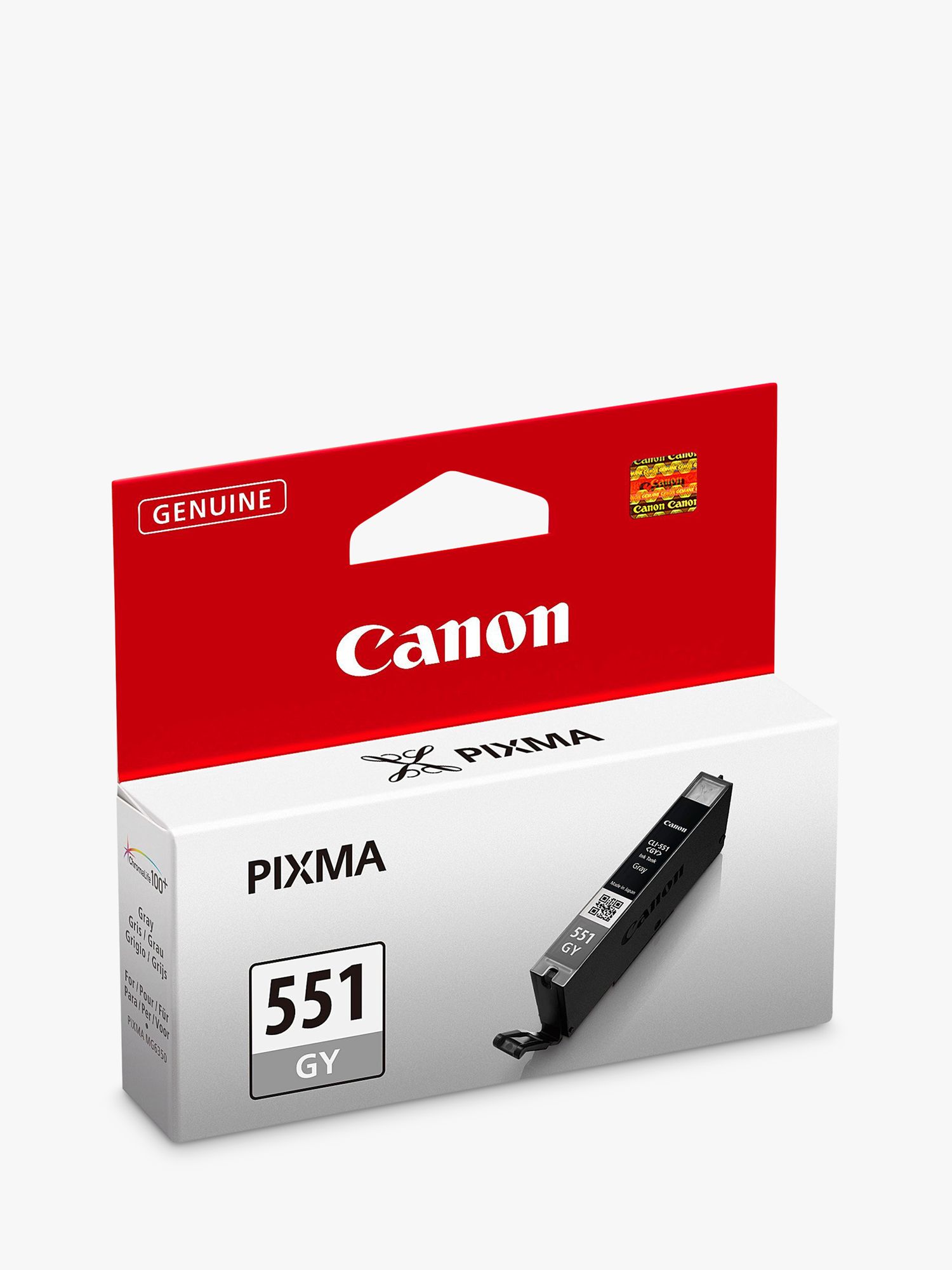 Canon CLI-551 Ink Cartridge, Light Grey at John Lewis ...