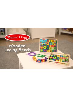 Melissa & Doug Lacing Beads In A Box