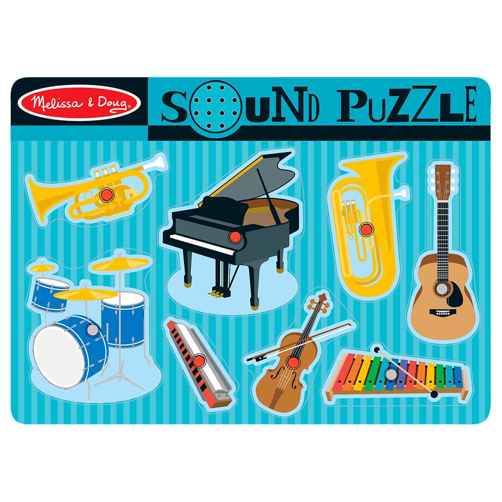 melissa and doug sound puzzle musical instruments