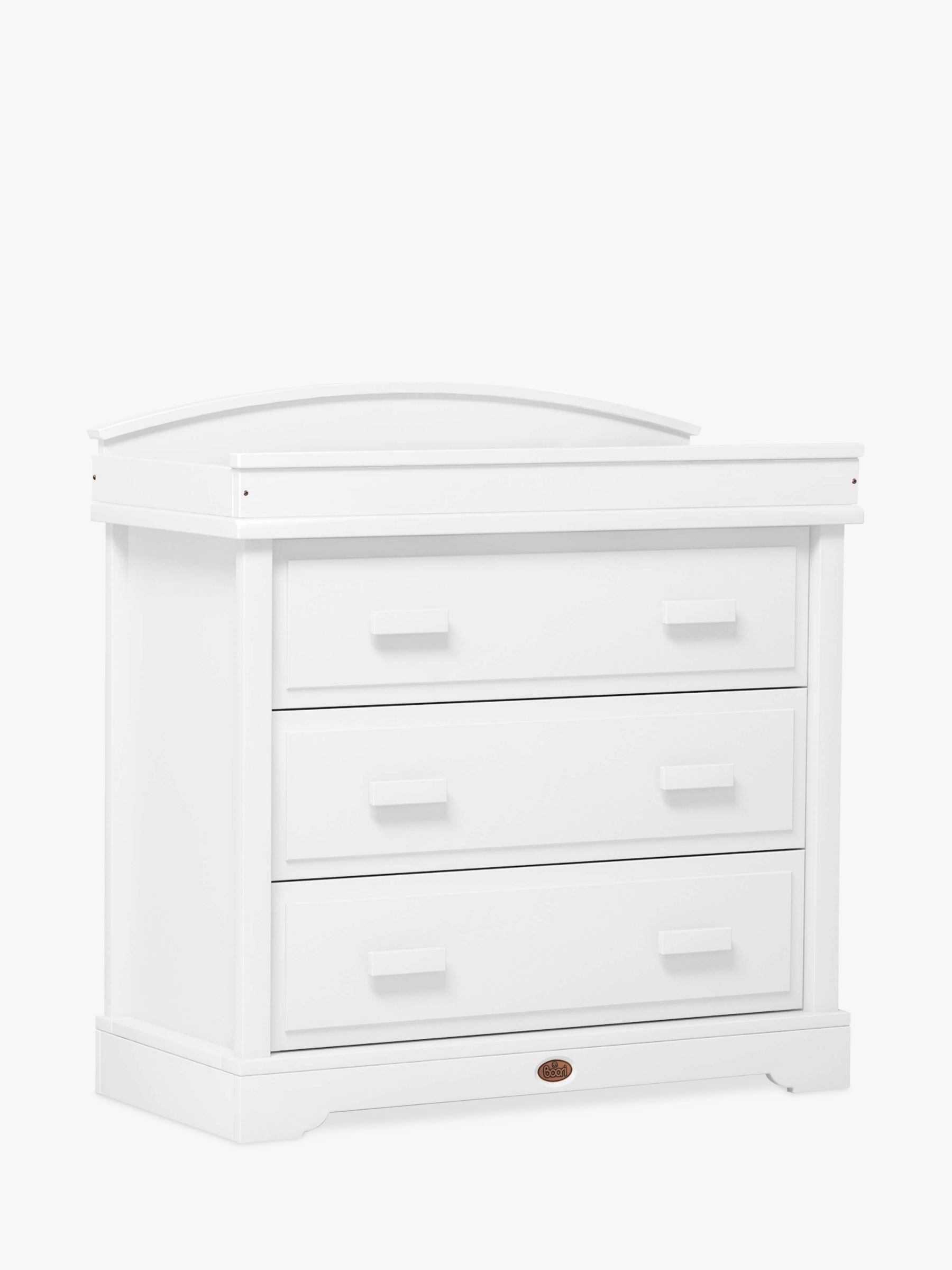 Boori 3 Drawer Dresser With Arched Change Station White At