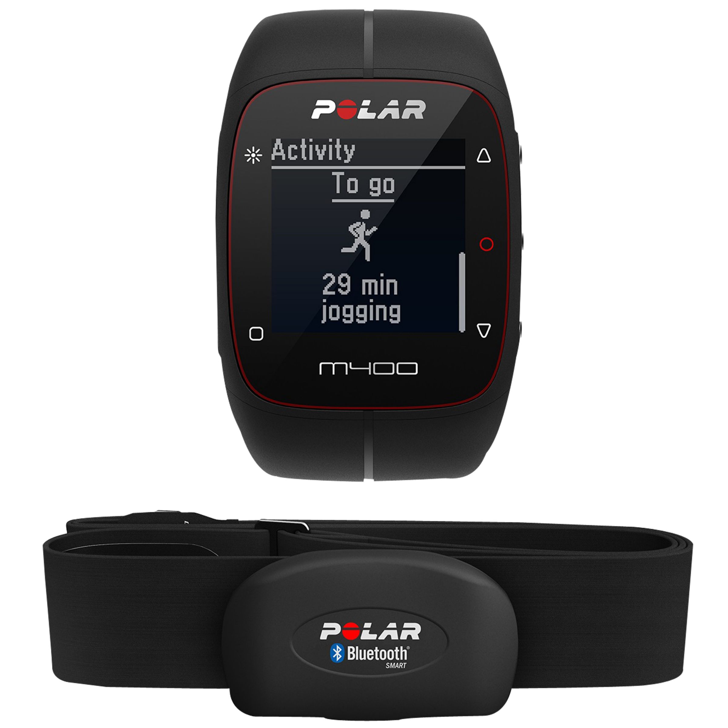 Polar GPS Sports Watch Rate Sensor, Black