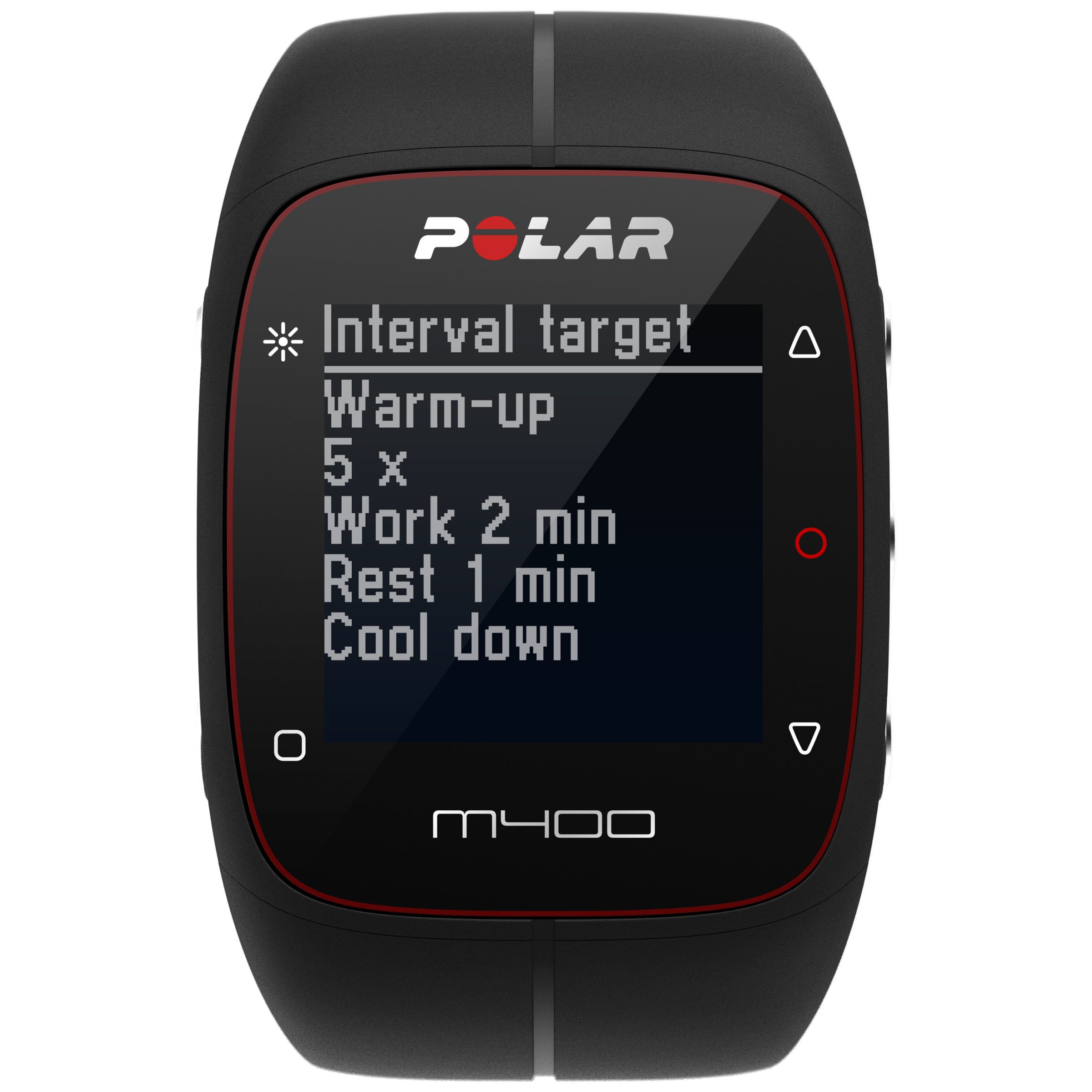 Polar GPS Sports Watch Rate Sensor, Black