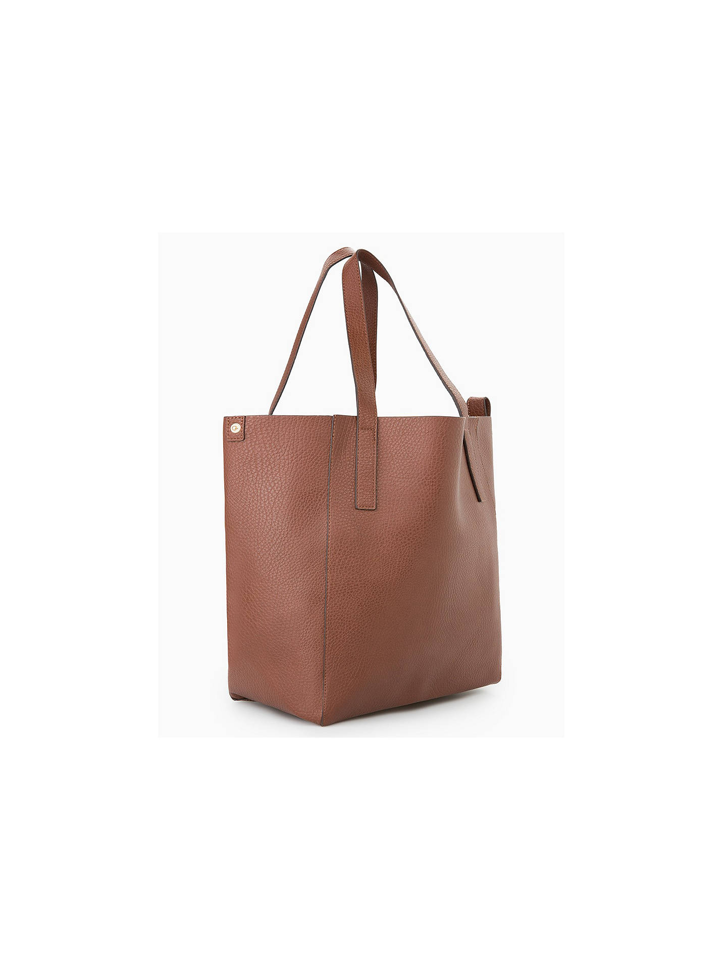 Mango Faux Leather Shopper Bag at John Lewis & Partners