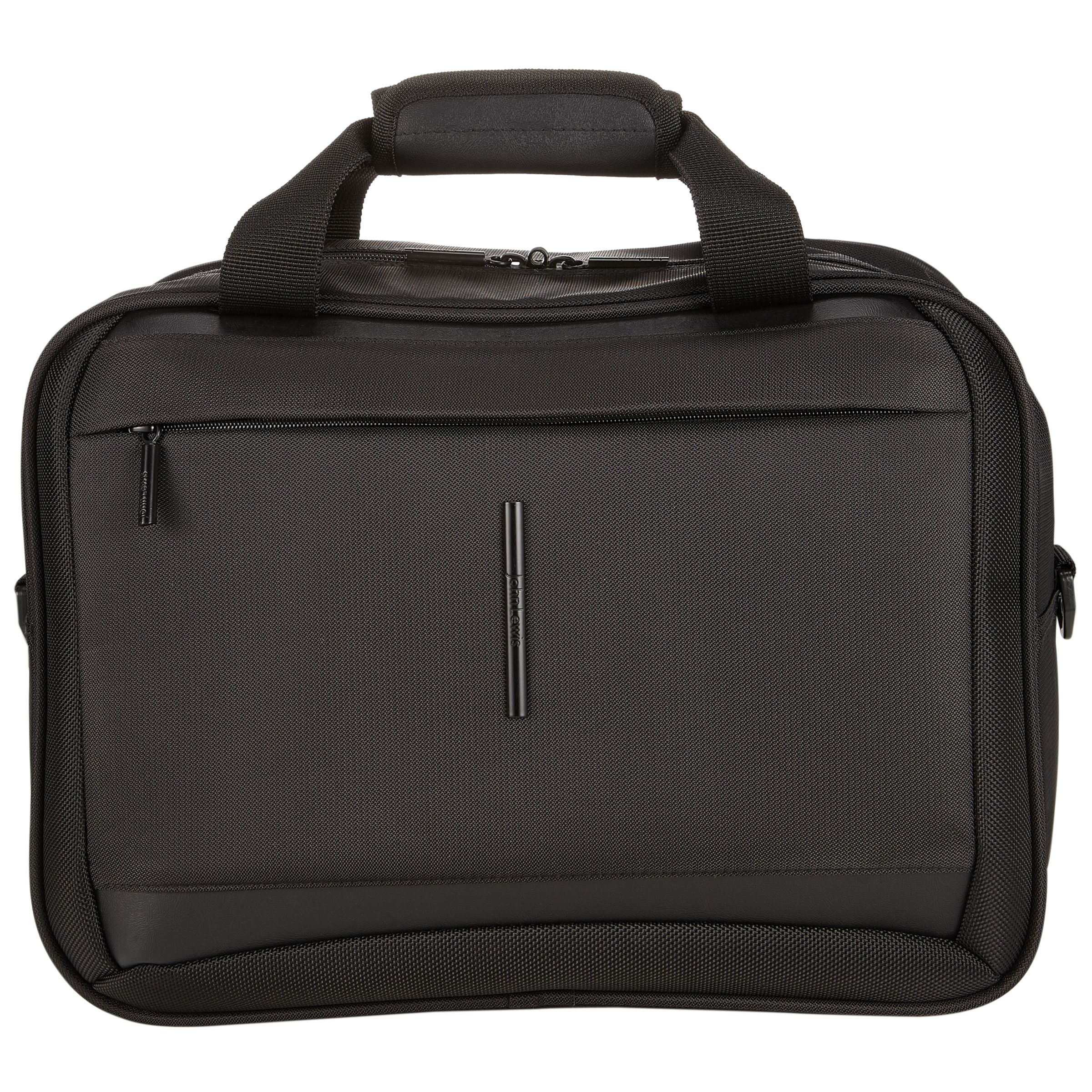 John Lewis Noir Cabin Flight Bag, Black at John Lewis & Partners