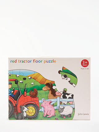 John Lewis & Partners Red Tractor Floor Jigsaw Puzzle, 26 Pieces