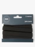John Lewis 13mm Woven Elastic, 2m, Black
