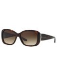 Ralph Lauren RL8127B Rectangular Sunglasses, Dark Havana