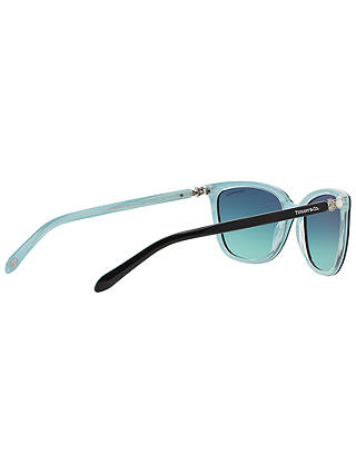 Tiffany & Co TF4105HB Square Sunglasses, Blue at John Lewis & Partners