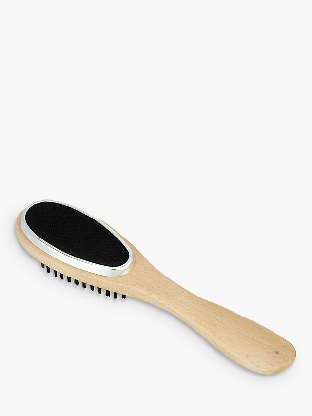 John Lewis & Partners Wooden Double Sided Clothes Brush