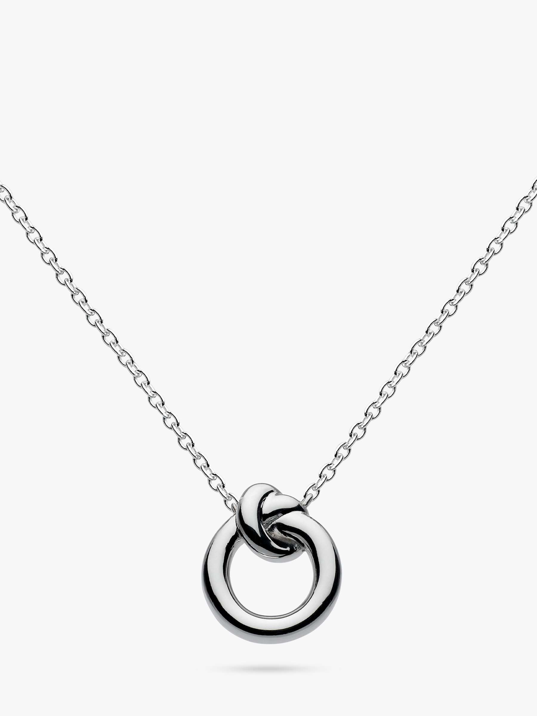 Buy Kit Heath Sterling Silver Knot Necklace, Silver Online at johnlewis.com