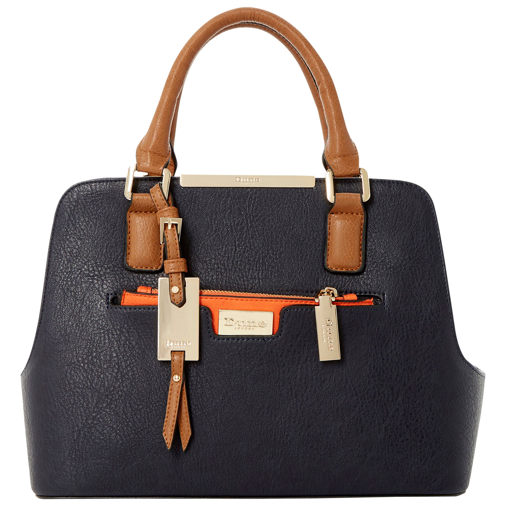 Dune Domino Multi Compartment Tote Bag, Navy