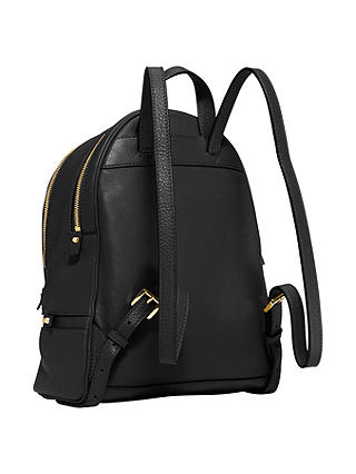 MICHAEL Michael Kors Rhea Leather Backpack, Black