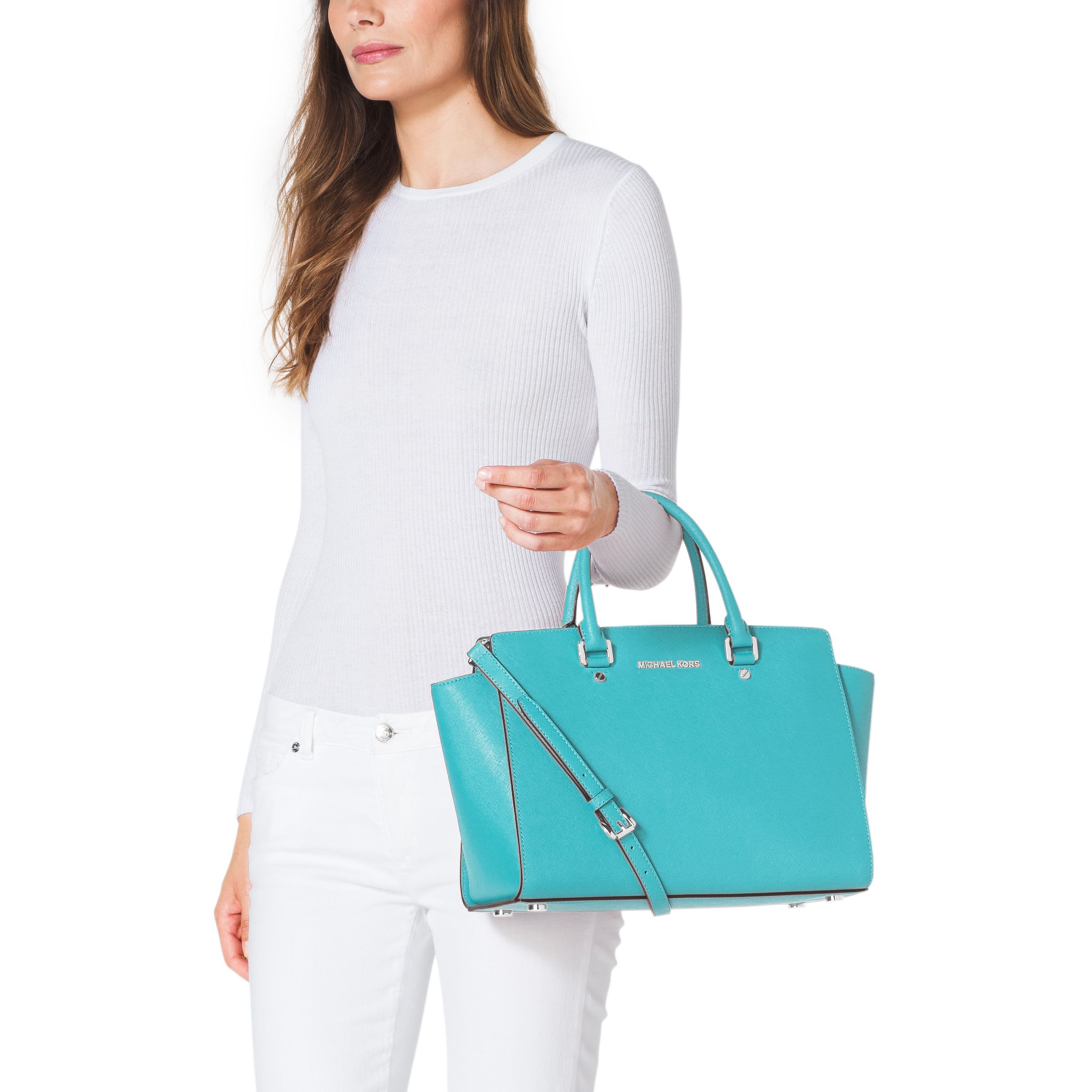 michael kors selma turquoise