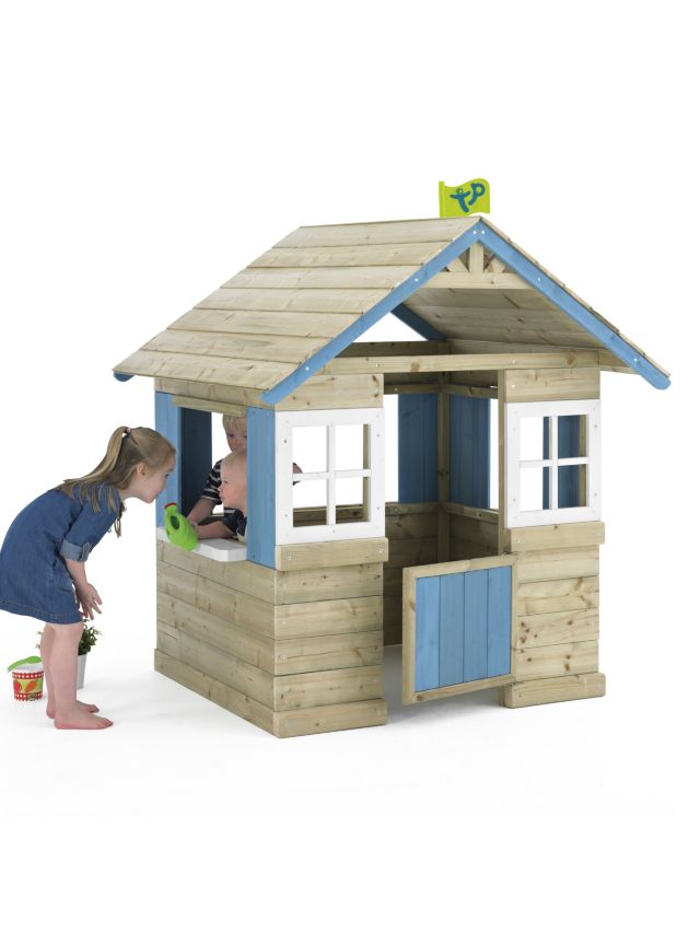 Family Deluxe Wooden Playhouse : : Toys