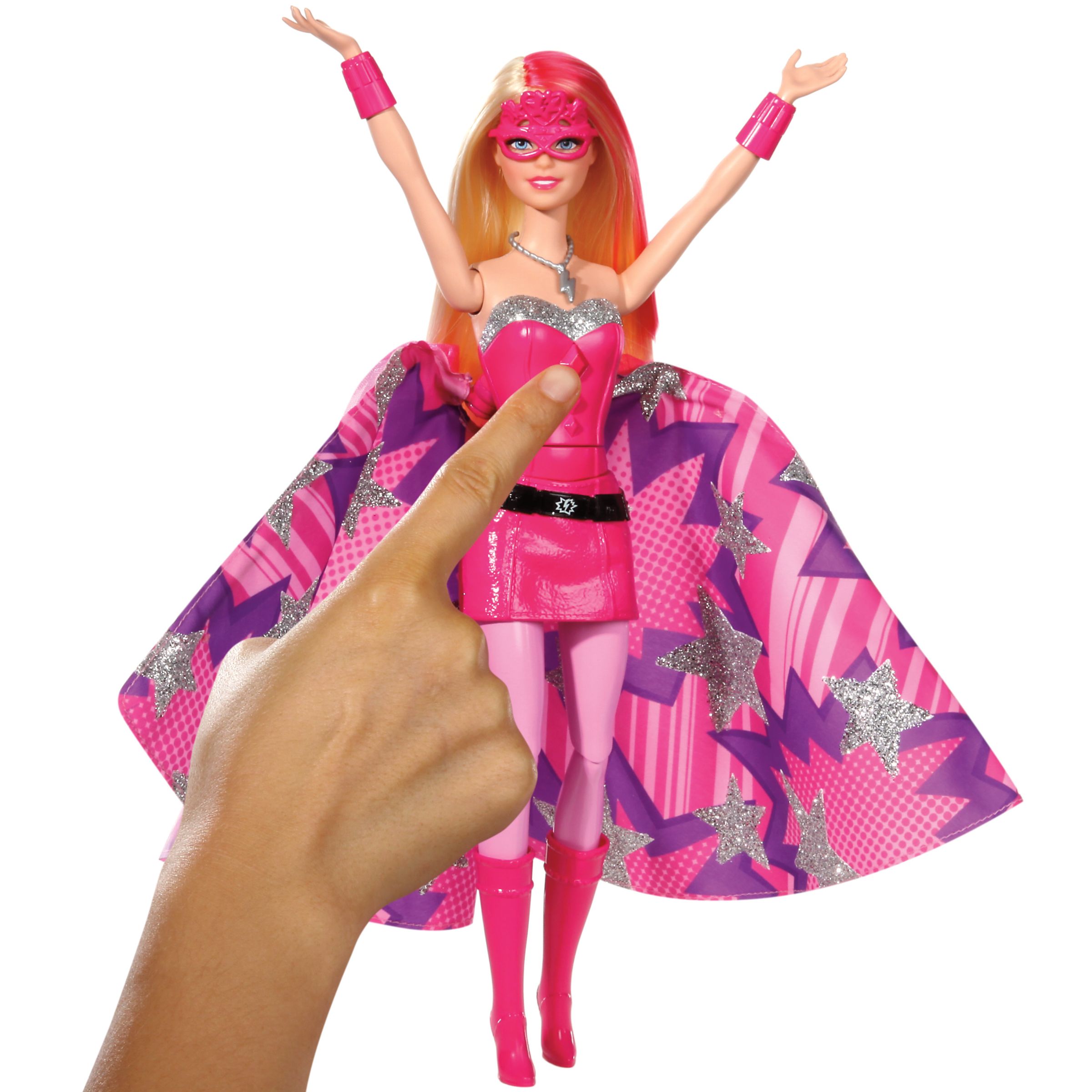 Super doll. Кукла cdy61 Барби супер герой. Барби супер блестка кукла.