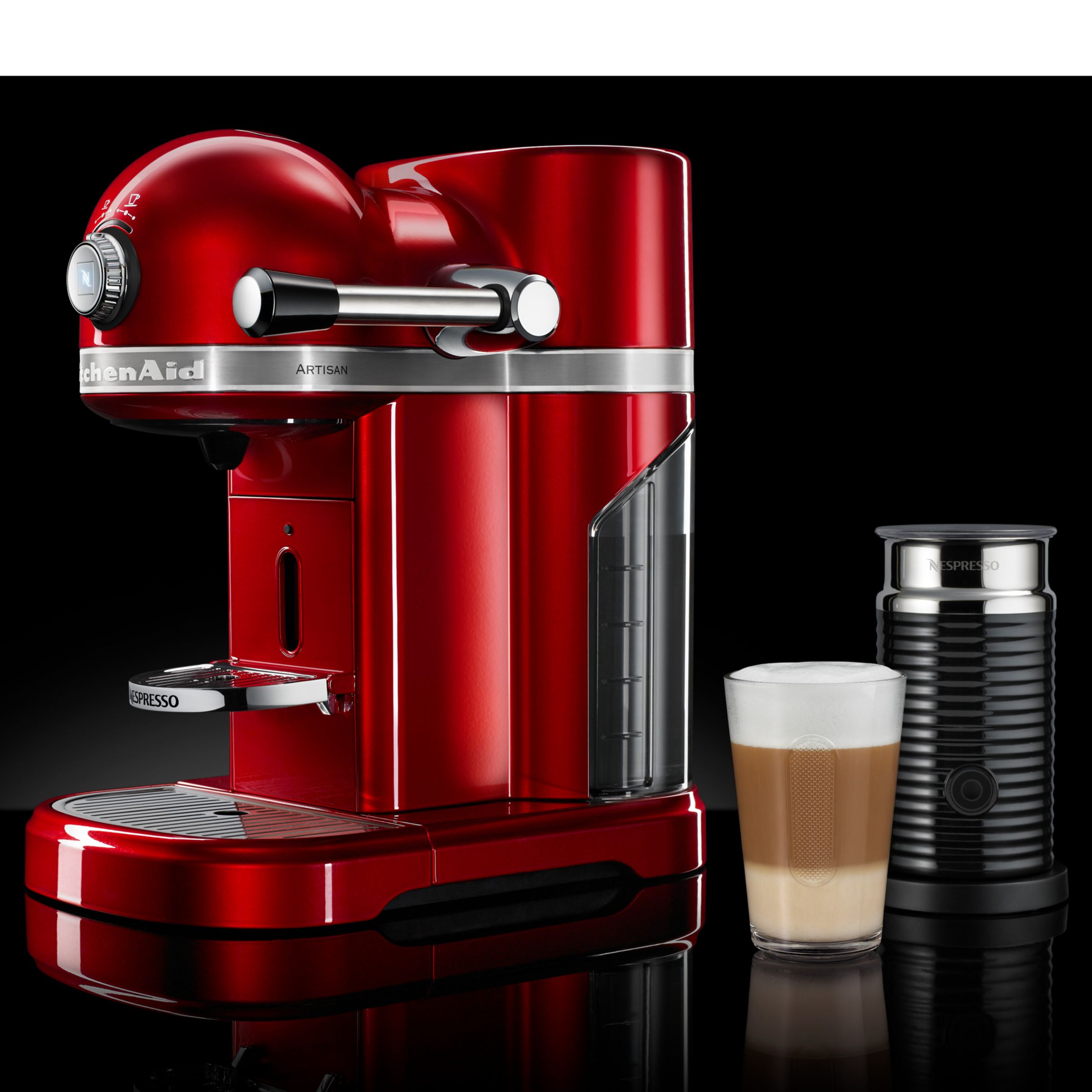 Nespresso Artisan Coffee Machine with Aeroccino by KitchenAid at John ...