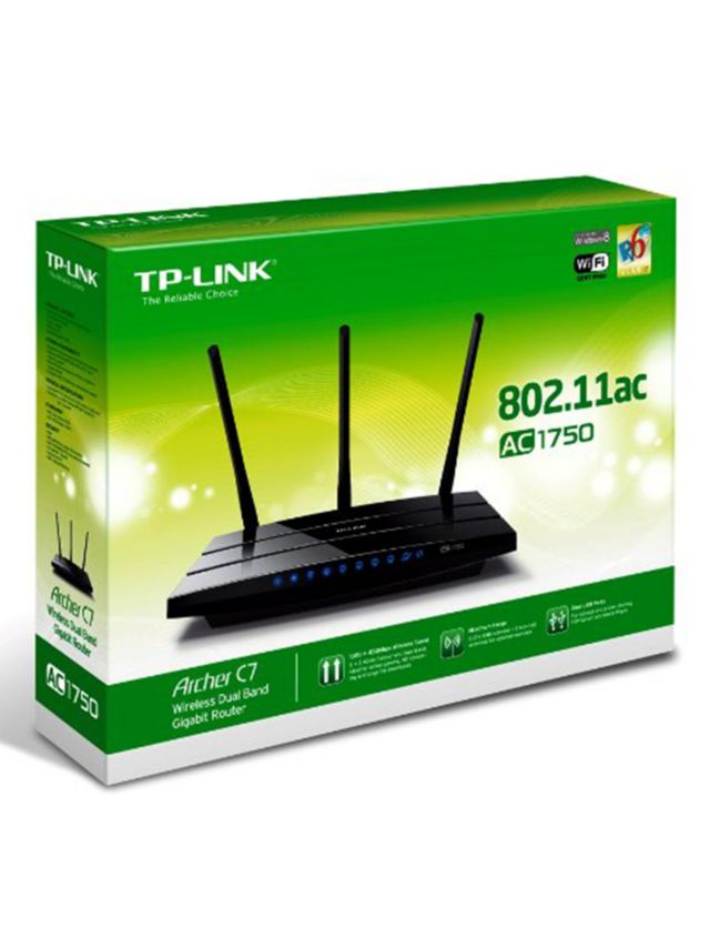 TP-Link Archer AC1750 Dual-Band Wi-Fi 5 Router - Black for sale online
