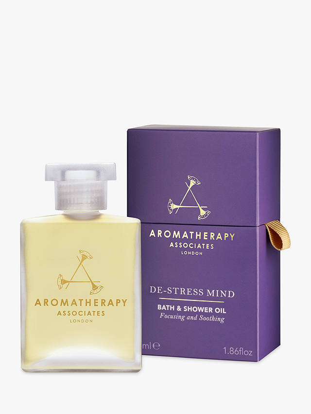 Aromatherapy Associates De-Stress Mind Bath & Shower Oil, 55ml 1