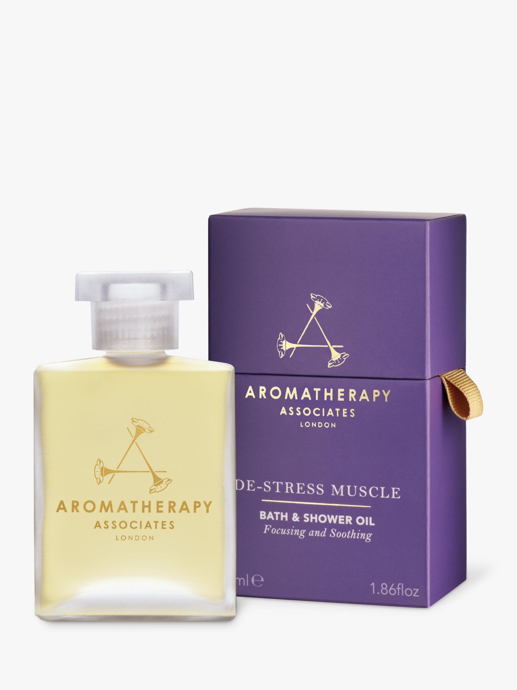 Aromatherapy Associates De-Stress Muscle Bath & Shower Oil, 55ml 2